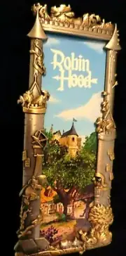 Disney Pin Artland Robin Hood Two-Toned Frame LE 75 #143508