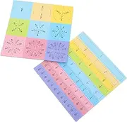 DOITOOL 1 Set Magnetic Fraction Circles Tiles Educational Puzzle Tool Set Engaging Hands Learning Manipulatives for Classroom Homeschooling Boosts Student Understanding Engagement
