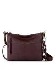 The Sak Womens Alameda Leather Crossbody Mahogany New with Tags