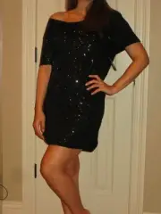 VICTORIA'S SECRET SUPERMODEL ESSENTIALS BLING SEQUIN MINI DRESS COVERUP NWT XS