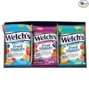 Welch's Snacks, Bulk Variety Pack with Mixed Fruit,Superfruit Mix, Island - 16pk