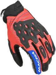 Macna Tanami Motorcycle Gloves, black-red, Size 2XL for Men Black Red