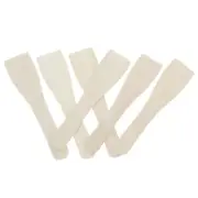 6pcs Wooden Cooking Spatula Small Frying Cooking Scrapers Wood Cooking Utensil