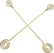 ULTECHNOVO 2Pcs Stainless Steel Honey Dippers Manual Honeycomb Stick Spoons for Honey Jars Versatile Drink Stirrer for Coffee Tea and Cocktails Elegant Kitchen Tool
