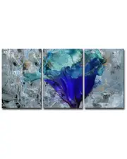 Ready2HangArt Painted Petals LX Wrapped CanvasWall Art by Tristan Scott