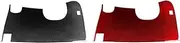 ATATNK Carbon Fiber Driver Side Door Protector Anti Kick Panel Car Accessories Cover Trim Modified Sticker Compatible for Dodge Challenger 2015—up(Red Carbon fiber1)