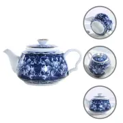 Ceramic Teapot Stockpot Teacup Blue and White Pots Miss Travel