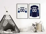 [Namly Design] Personalised Poster - Sports Jersey / Set of 2