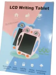 New Child LCD Writing Tablet Pink Owl Shape