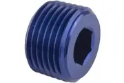 Proflow Fitting Aluminium Socket Plug 1in. NPT, Blue