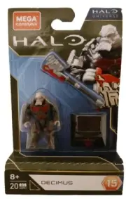 MEGA Construx - Halo Universe S15 Micro Action Figure -DECIMUS (20 Pieces) HDP51