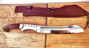 Handmade Sword Golok Traditional Indonesian Machete Pencak Silat Knife