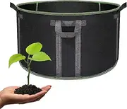 Grow Bags for Vegetables - 50 Gallon Fabric Garden Pouch with Handles, Weatherproof Planter Sack | Breathable Plant Container for Balcony Patio Greenhouse Farm Yard Outdoor