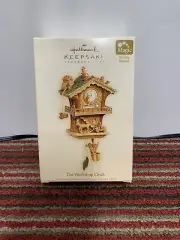 The Workshop Clock Cuckoo Magic Pull String Movement 2006 Handcrafted Hallmark