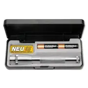 Mini LED 2-Cell AA Flashlight in Presentation Box, Silver