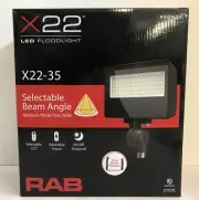 RAB LED Floodlight Selectable Beam Angle - X22-35