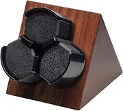 [ZOEJOE] Wooden Watch Winders for Automatic Watches, 3 Watch Winder Box with Flexible Watch Pillows Fit Men's and Women's Watch Storage Case, 4 Rotating Modes and USB Cable Power Supply