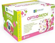 Opthopatch Eye Patches for Kids - Fun Girls' Design [Series I] - 90 + 10 Bonus Latex-Free Hypoallergenic Cotton Adhesive Bandages for Amblyopia and Cross Eye - 3 Reward Charts by Defined Vision