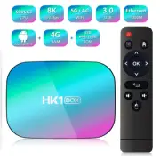 HK1 BOX 8K 4GB 128GB TV Box Amlogic S905X3 Android 9.0 1000M Wifi 4K Set top box