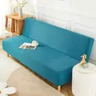 Elastic Jacquard Sofa Cover Without Armrests Elastic Corner Sofa Seat Slipcover