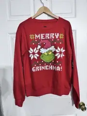 Merry Grinchmas Adult Sweatshirt - Brand new with tags! Unisex size Small