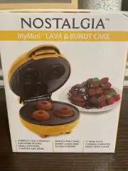 Nostalgia MyMini Lava & Bundt Cake Maker-mini breads, mini muffins, compact size