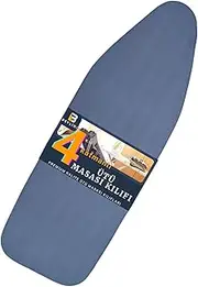 Ironing Board Cover and Pad Standard Size 18x49 inch, Large Extra Wide, Adjustable Elastic Edge Fit, Extra Thick, Heat Reflective, Non Stick Scorch and Stain Resistant (18" X 49", Blue)
