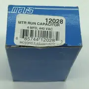 Vintage Mars Mtr Run Capacitor 4 Mfd 440 VAC 12028