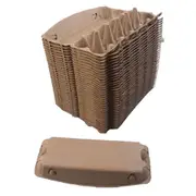 100 X Egg Cartons For 12 Eggs Full Dozen New Carton Brown/Kraft
