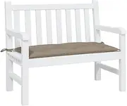 Decor Cushion Garden Bench Cushion Taupe 100x50x7 cm Oxford Fabric