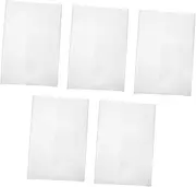 Happyyami 5Pcs Plastic Book Covers Clear Transparent School Exercise Book Protectors Easy to Use Note Book Film for Students Book Cover