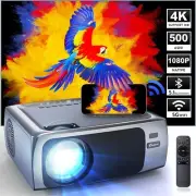 Mini Projector with Wi-Fi and Bluetooth - Android and iPhone - Movie Night - NIB