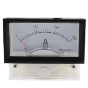 DC 0-300A Rectangle Analog Panel Ammeter Gauge Ampere Meter Class 2.5