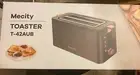 “Mecity 4 Slice Stainless Steel Toaster: 6 Settings, Warming Rack, and More”