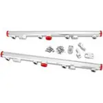 Aeroflow GM LS1 LS2 Fuel Rail Silver LS3 LS6 L76 L99 -8Orb LS - AF64-2155S
