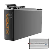 VoltX 200Ah Slim 12V Lithium Battey + 1KW Inverter