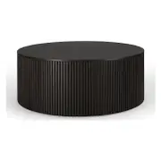 Ethnicraft Mahogany Roller Max Round Coffee Table