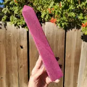 Pink Red Honeycomb Ruby Gemmy Crystal Tower Highly UV-Reactive | Grade A | 678