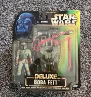 Star Wars Deluxe Boba Fett Autographed by Jeremy Bulloch - Kenner Action Figure