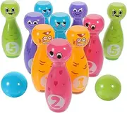 ERINGOGO 1 Set Bowling Set for Indoor Outdoor Bowling Balls Set for Games for Family Fun Develops Hand Eye Coordination Concentration Skills