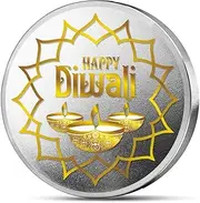 Happy Diwali Gift 20 Gm (999) Pure Silver Coin