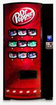 (4) Vendo 721 Custom Vend Labels - Flavor Strips - Coke - Diet Coke
