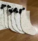 Hearth and Hand Cream Star Tree Stockings