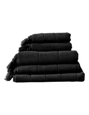 [Aura Home] Paros Bath Towel Set in Black