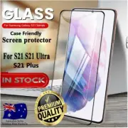For Samsung Galaxy S21 Ultra S21 S21+ Full Cover Tempered Glass Screen Protector