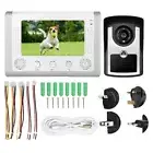 7inch Wired Waterproof Video Intercom Doorbell IR Camera Monitor Door Phone SP5