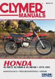 Clymer Repair Service Shop Manual Vintage Honda XL75/80S/100S XR75/80/80R/100/R