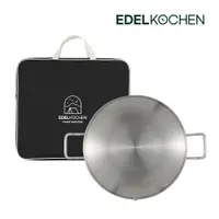 在飛比找蝦皮購物優惠-韓國直送 Edelkochen 不銹鋼野營煎鍋不銹鋼煎鍋不銹