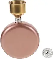 RORPOIR Elegant 5oz Stainless Steel Flask Insulated Flask for Liquor Wine and Whiskey Sealed for