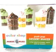 Nordic Ware International Push Pop Dessert Maker Color Shop